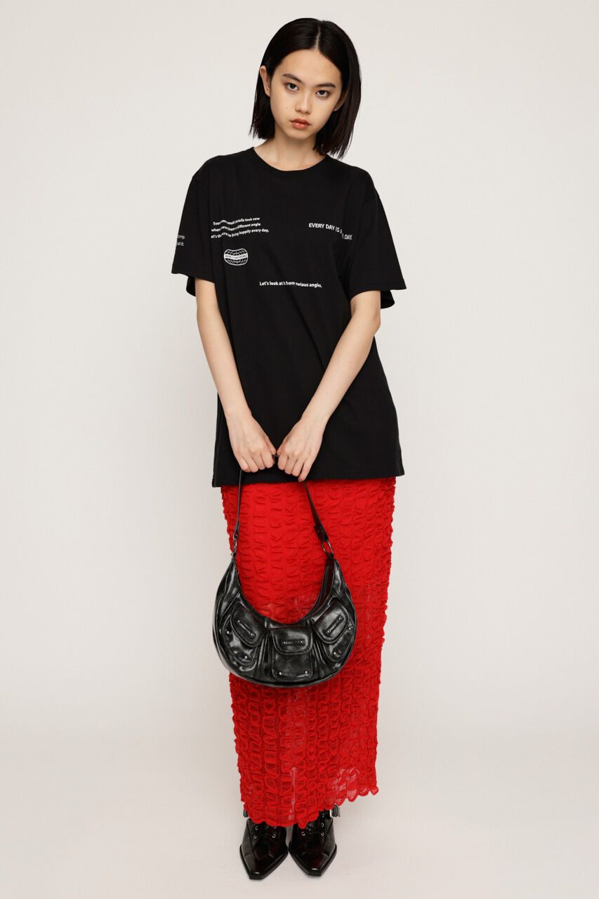 SLY「RANDOM LOGO PRINT Tシャツ」|Tシャツ・カットソー|