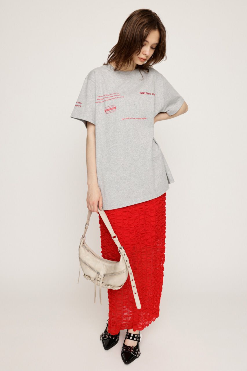 SLY「RANDOM LOGO PRINT Tシャツ」|Tシャツ・カットソー|
