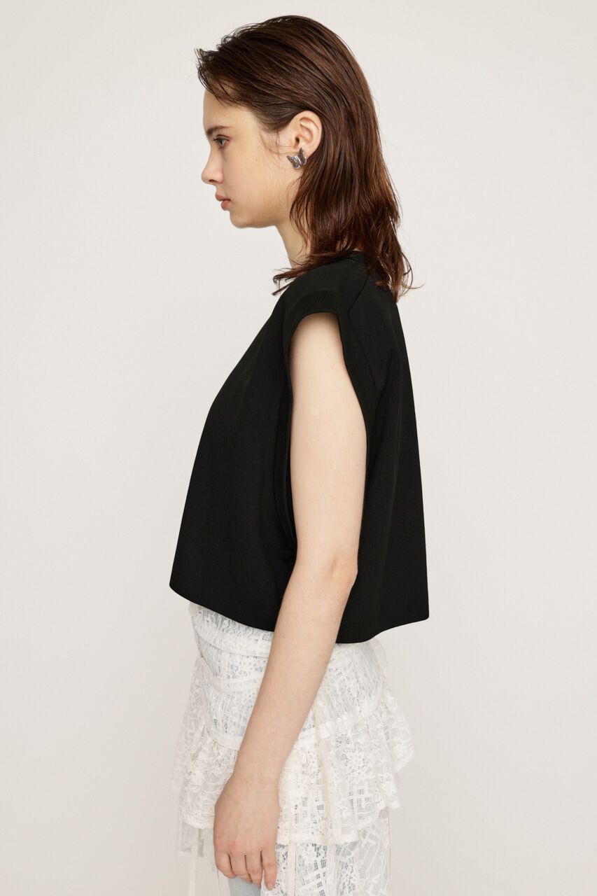 SLY「ROLL UP KNIT トップス」|タンクトップ|