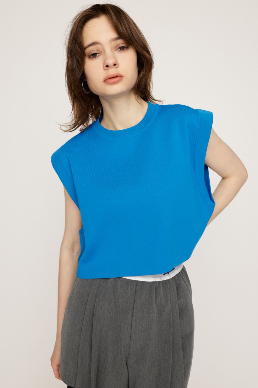 SLY「ROLL UP KNIT トップス」|タンクトップ|TQ
