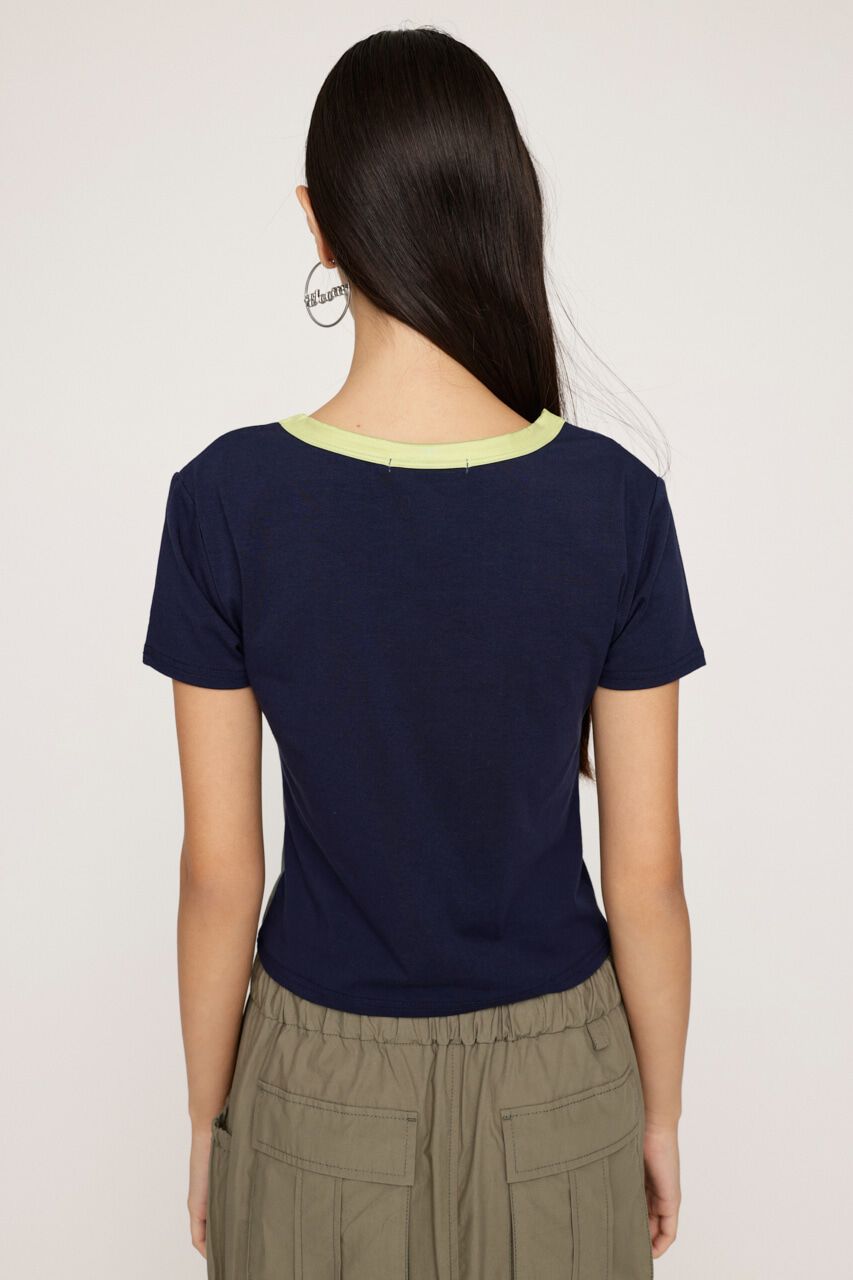 SLY「PRINT SWICHING COMPACT Tシャツ」|Tシャツ・カットソー|