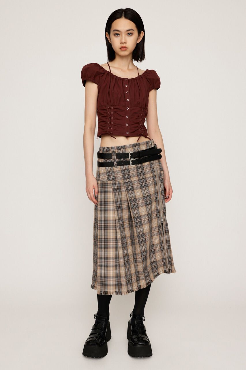 SLY「SIDE ZIP PLEATS スカート」|スカート|