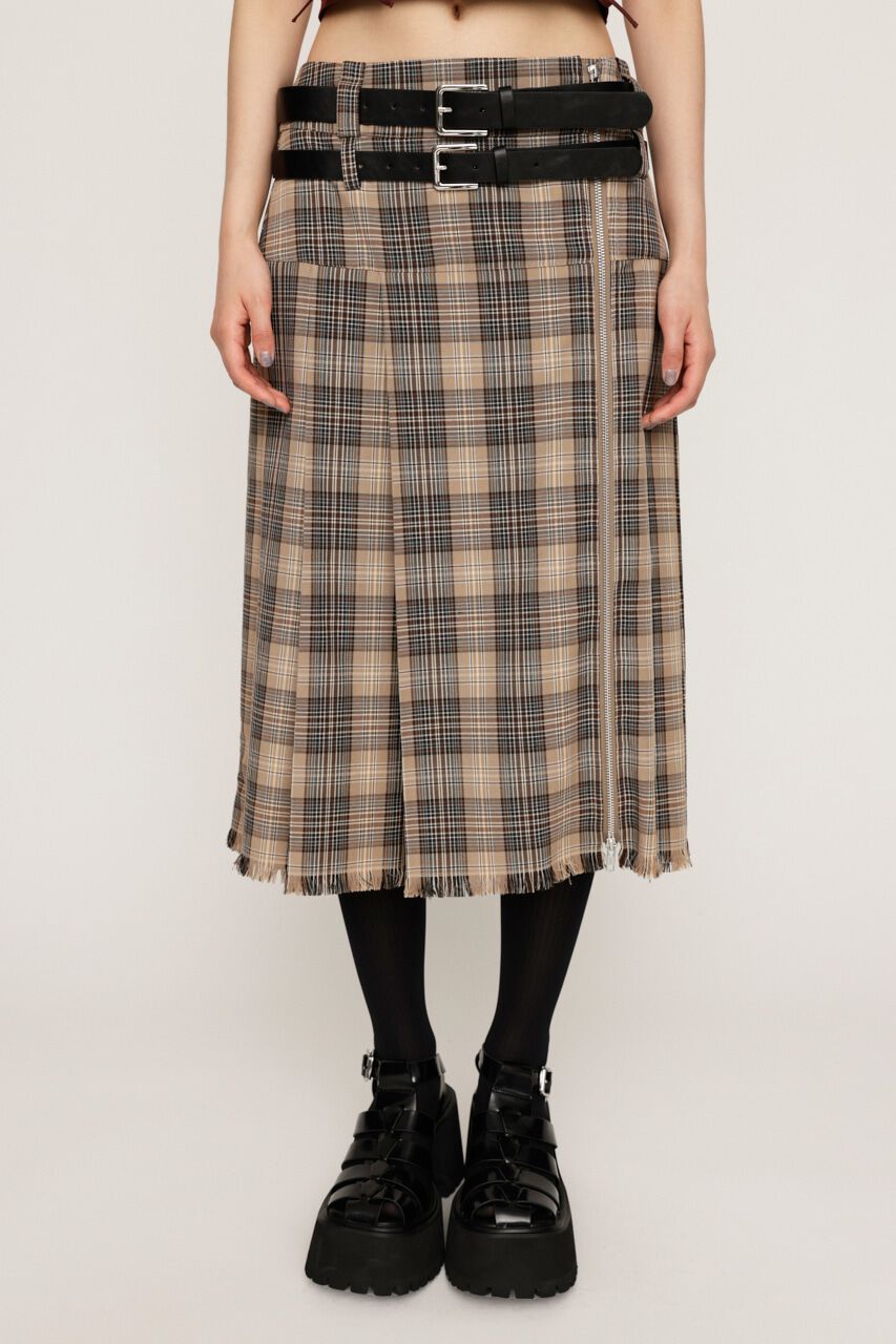 SLY「SIDE ZIP PLEATS スカート」|スカート|