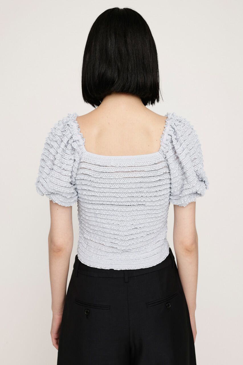 SLY「FRILL PUFF CUT トップス」|Tシャツ・カットソー|