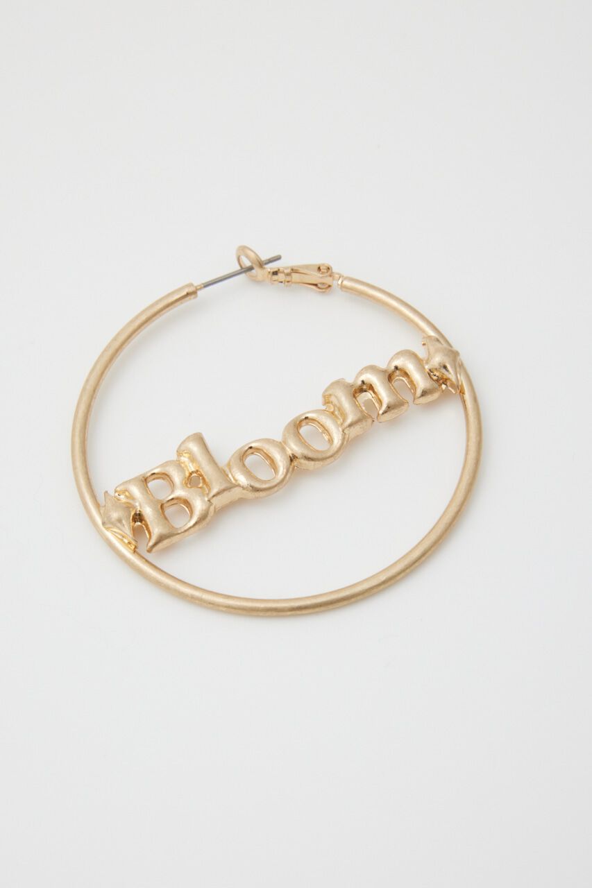 SLY「LOGO HOOP ピアス」|ピアス|