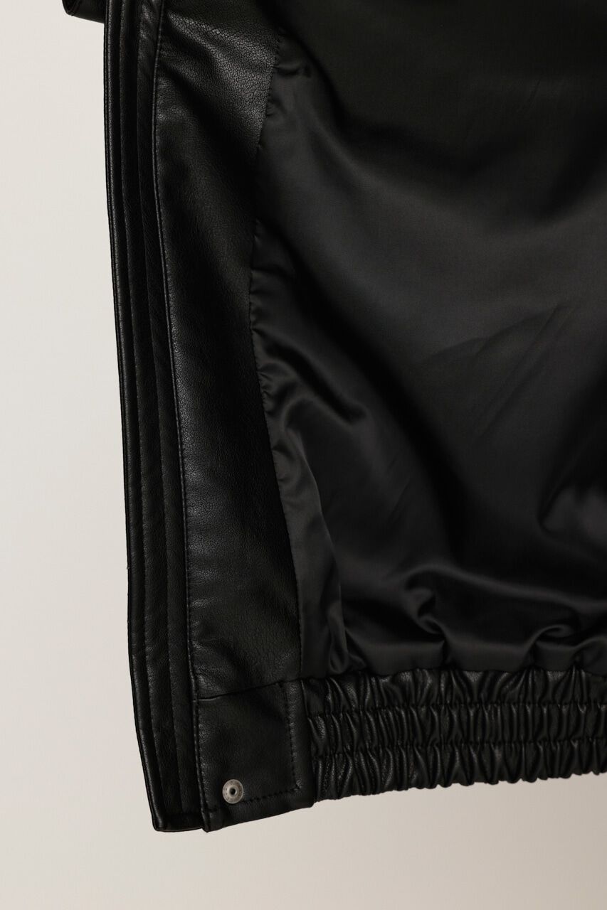 SLY「F／LEATHER FLIGHT ジャケット」|ブルゾン・スタジャン|