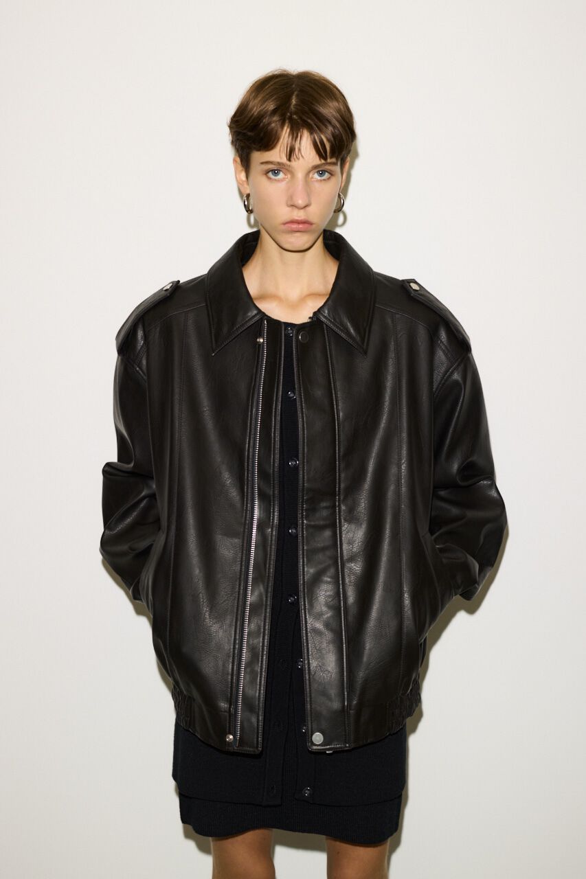 SLY「PAD IN F／LEATHER ジャケット」|その他|