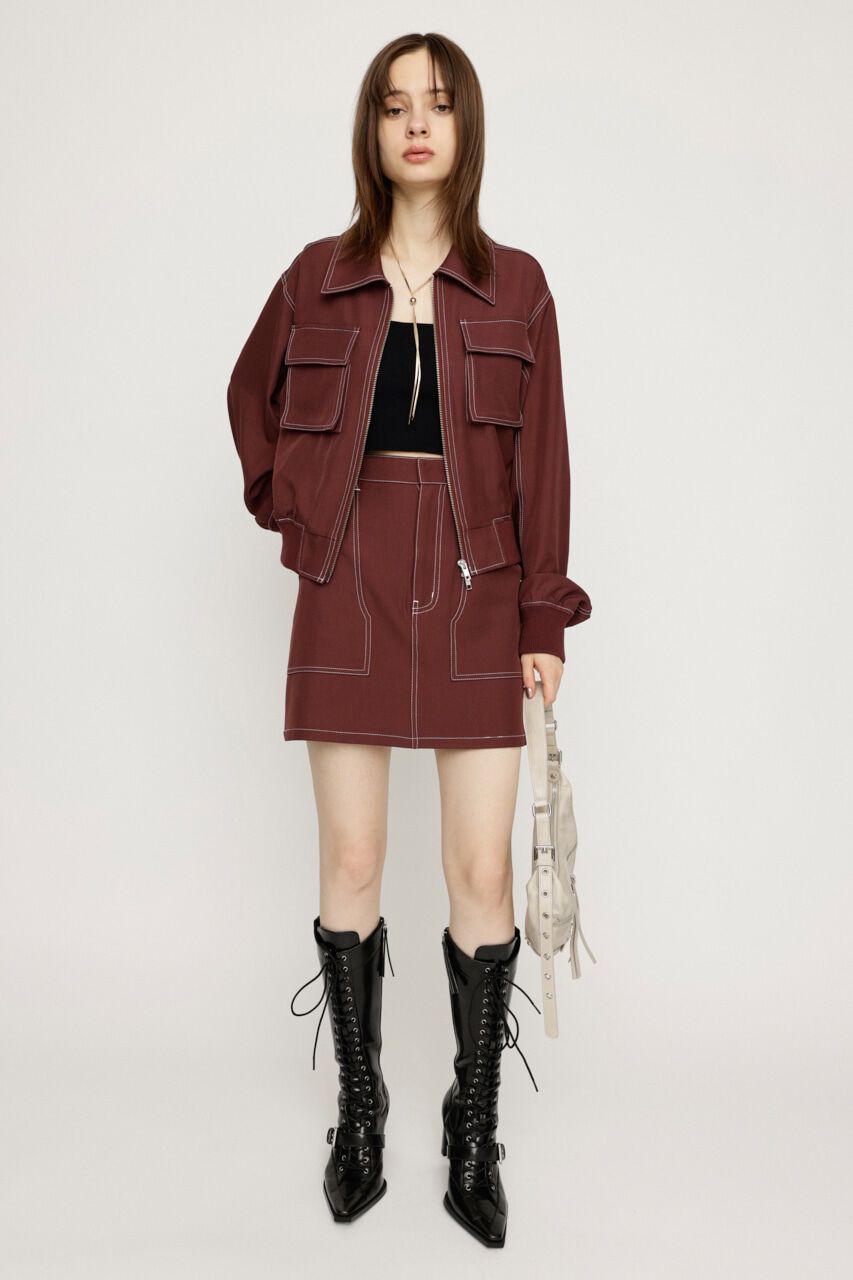 SLY「BI COLOR STITCH SET UP」|ワンピース|