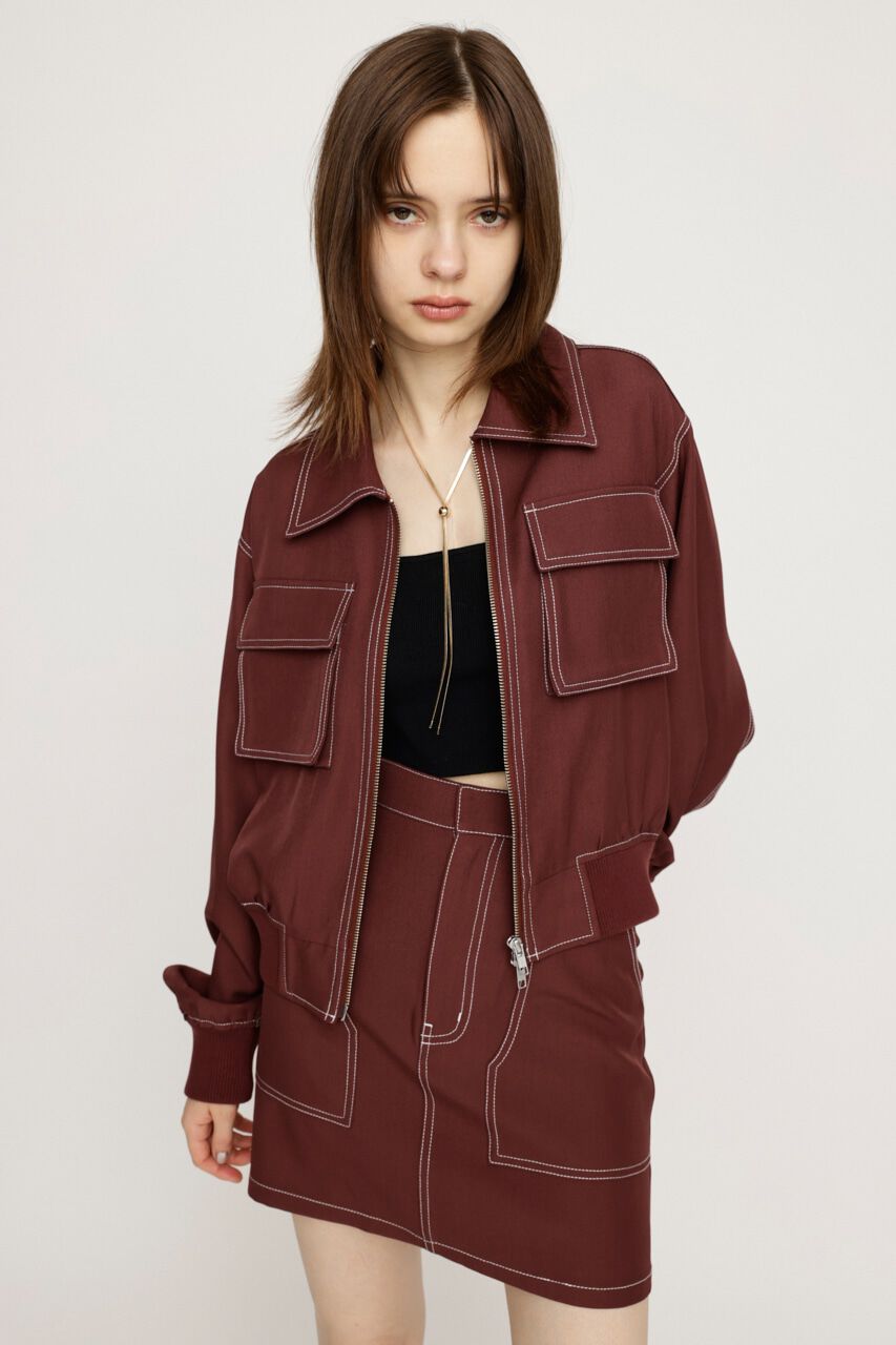 SLY「BI COLOR STITCH SET UP」|ワンピース|