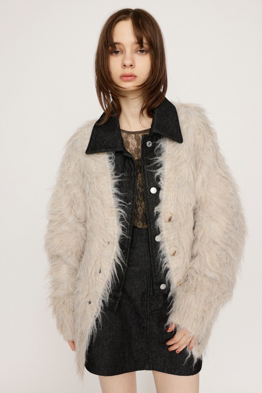 SLY「SHAGGY LOOSE カーディガン」|カーディガン|IVOY3