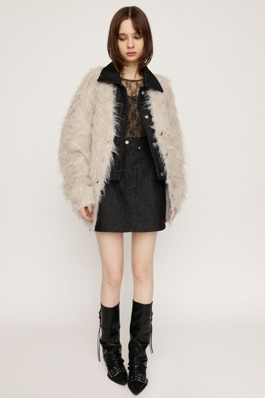 SLY「SHAGGY LOOSE カーディガン」|カーディガン|