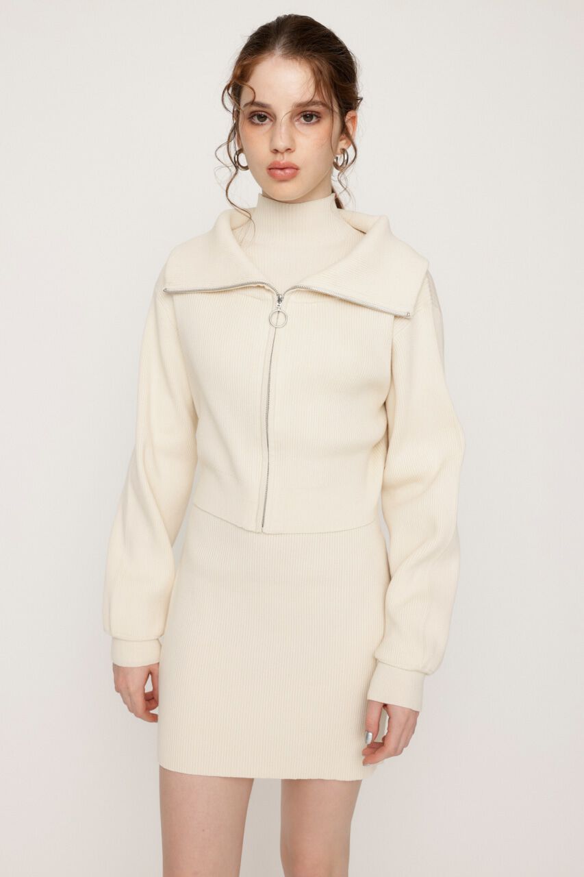 SLY「COLLAR ZIP 2P ワンピース」|ワンピース|