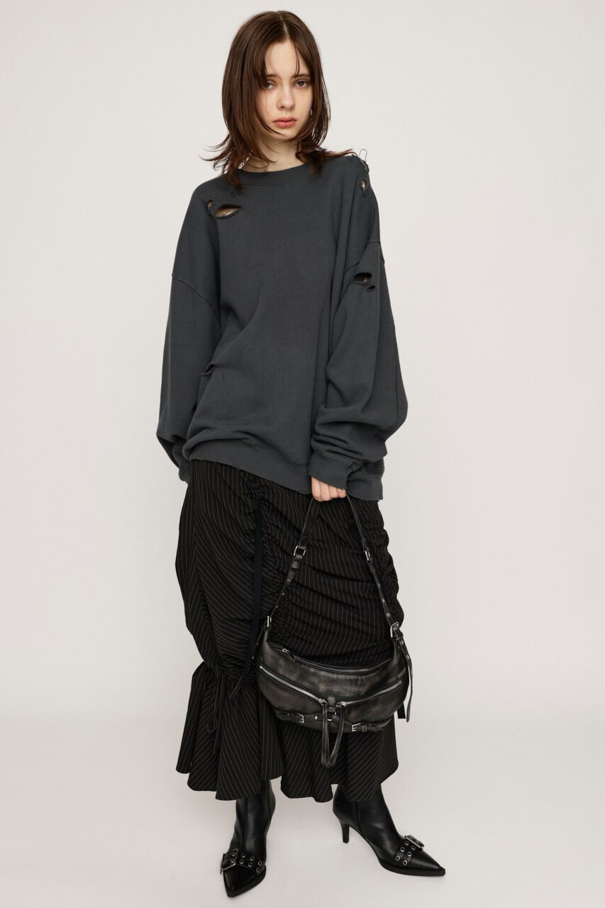 SLY「CRUSHED OVER SWEAT トップス」|Tシャツ・カットソー|