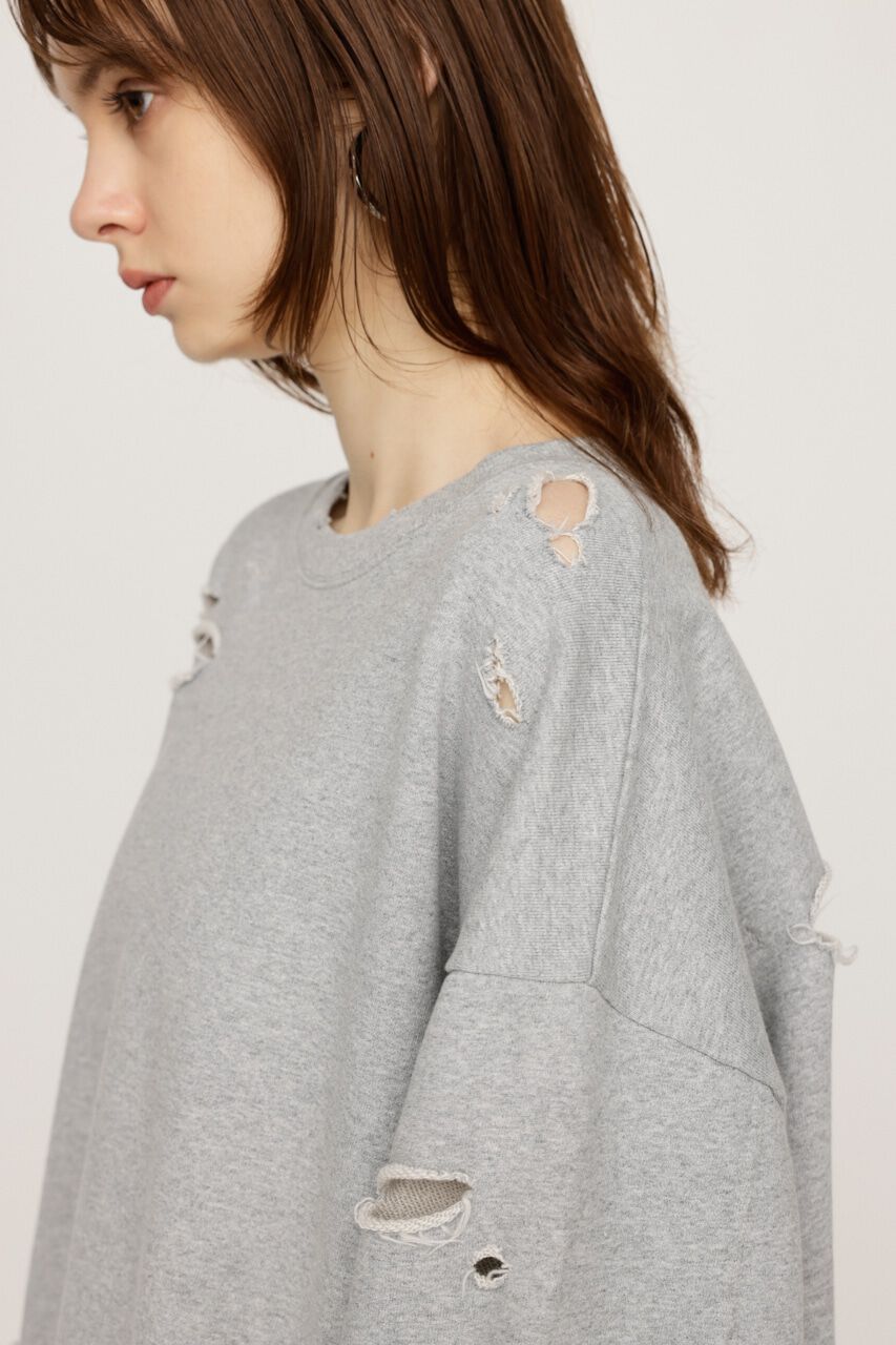 SLY「CRUSHED OVER SWEAT トップス」|Tシャツ・カットソー|