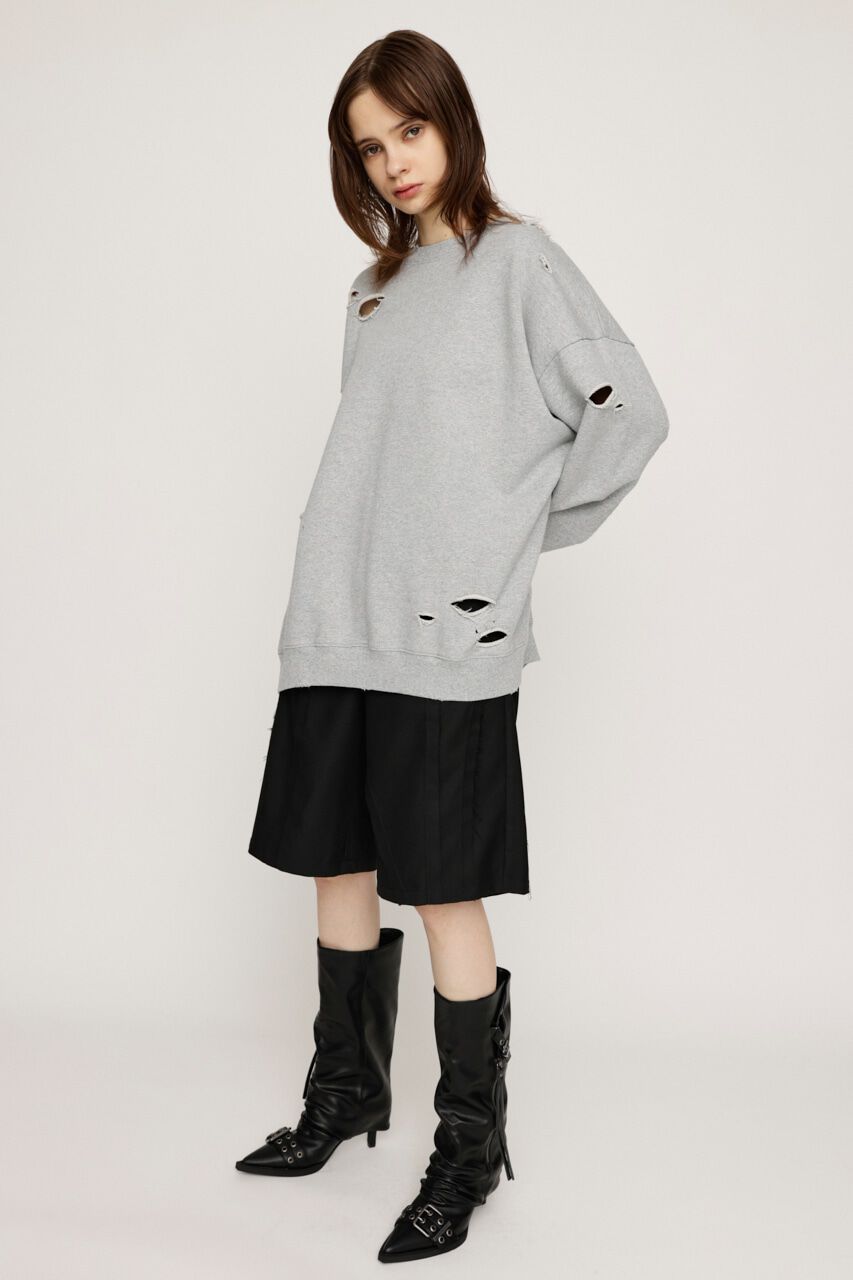 SLY「CRUSHED OVER SWEAT トップス」|Tシャツ・カットソー|