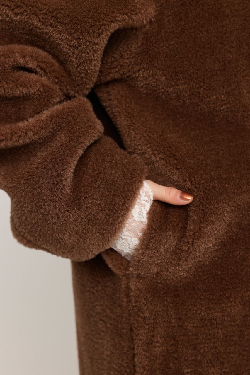 SLY「AIRY BOA LONG コート」|その他|