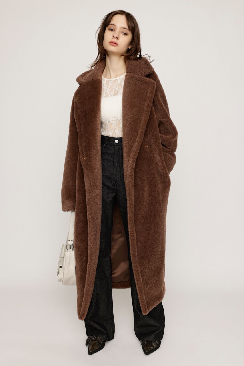 SLY「AIRY BOA LONG コート」|その他|