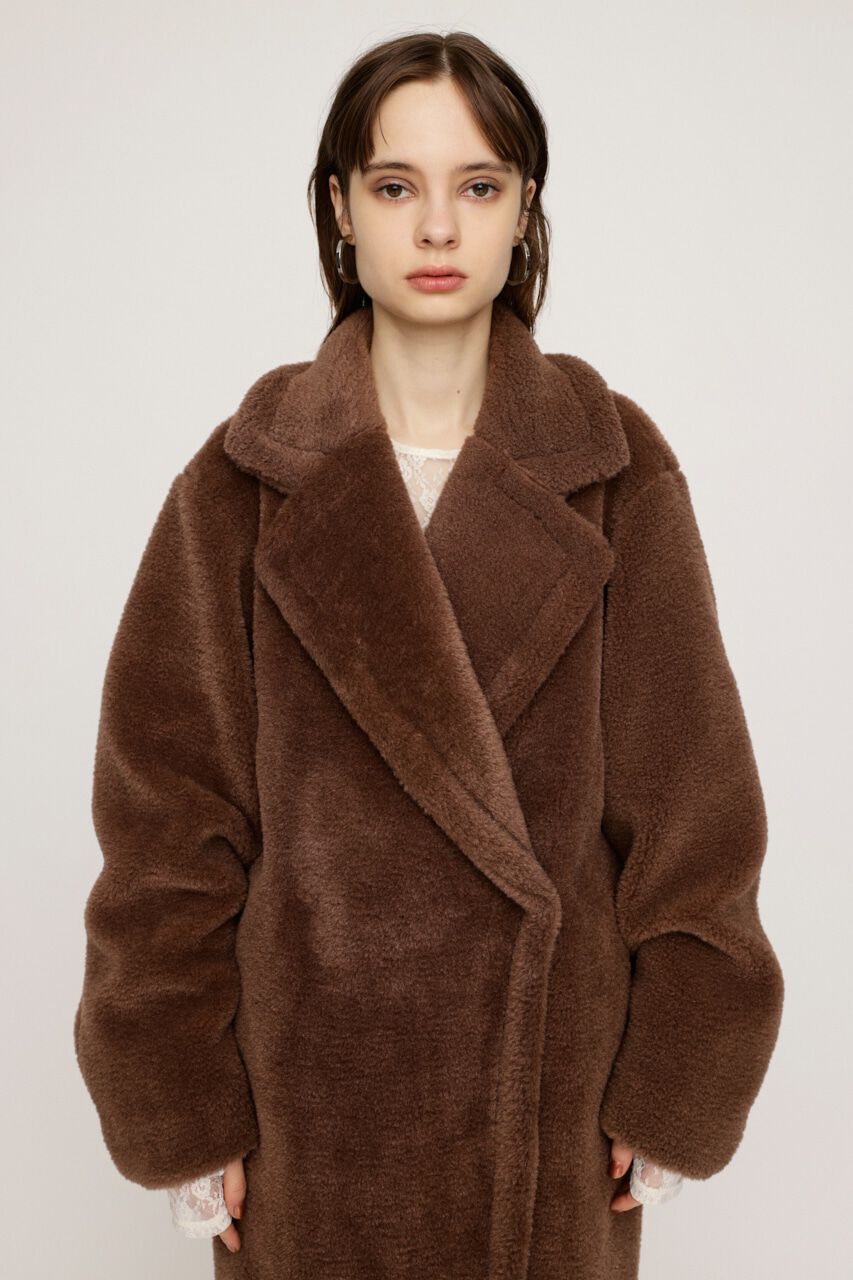 SLY「AIRY BOA LONG コート」|その他|