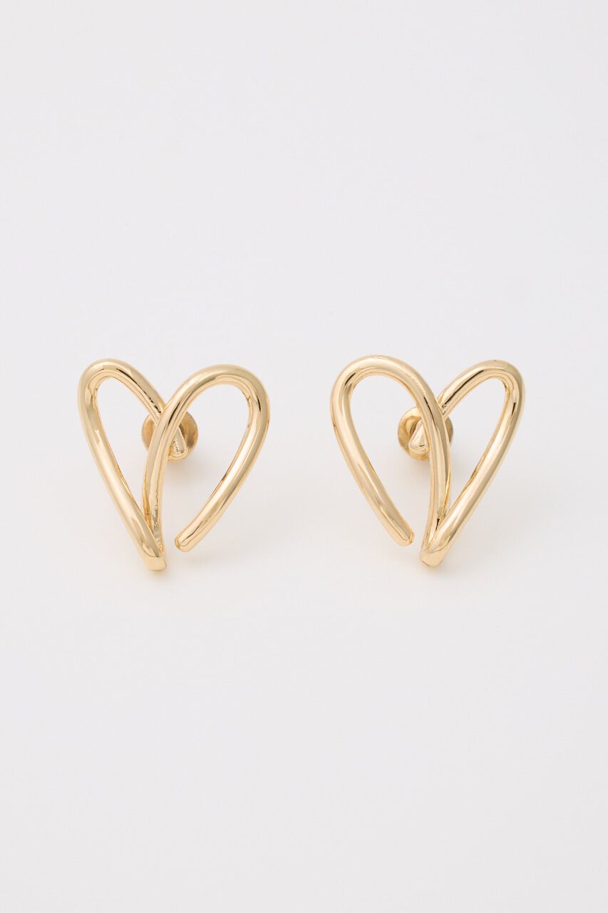 SLY「LINE HEART ピアス」|ピアス|GLD