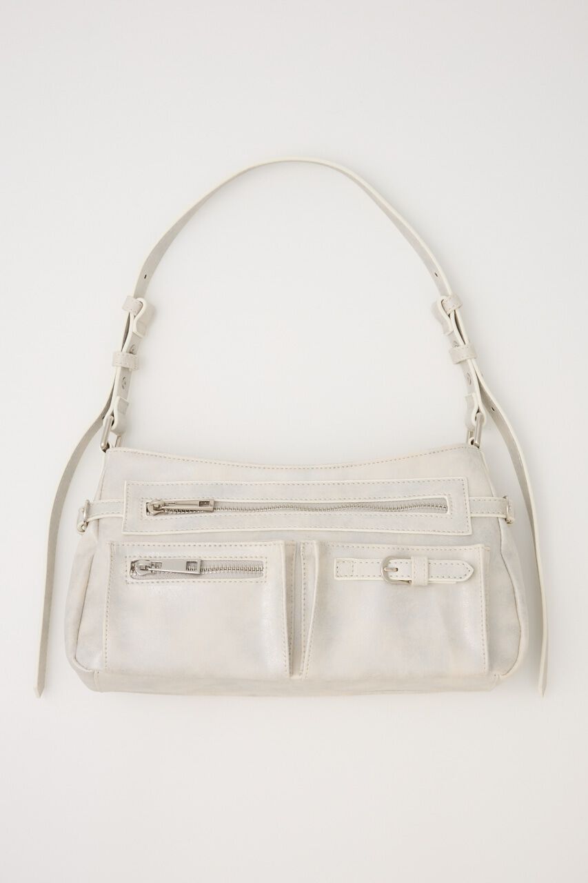 SLY「ZIP POCKET SHOULDER バッグ」|その他|WHT