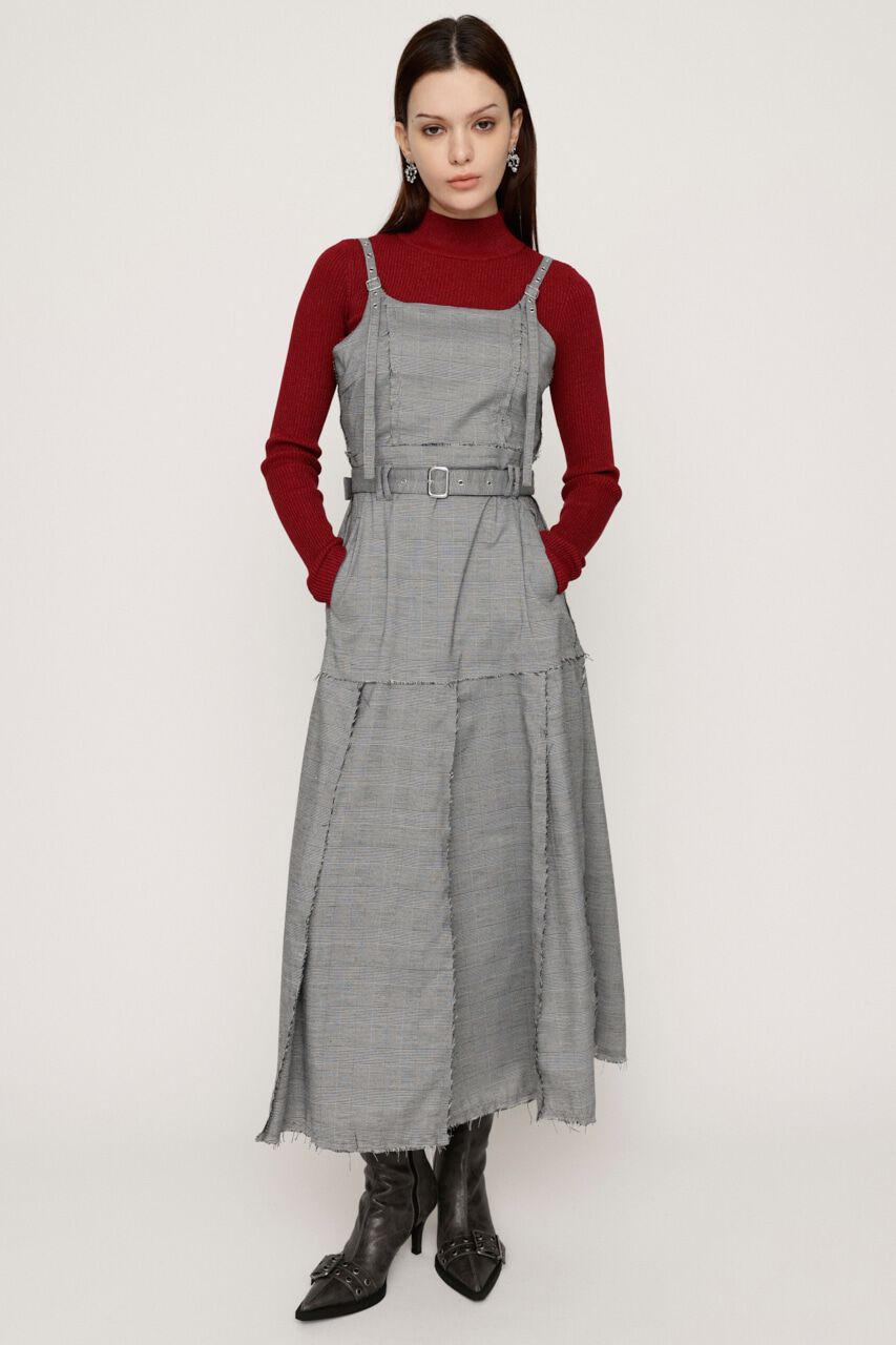 SLY「PLEATS BELTED ロングワンピース」|ワンピース|Multi_1