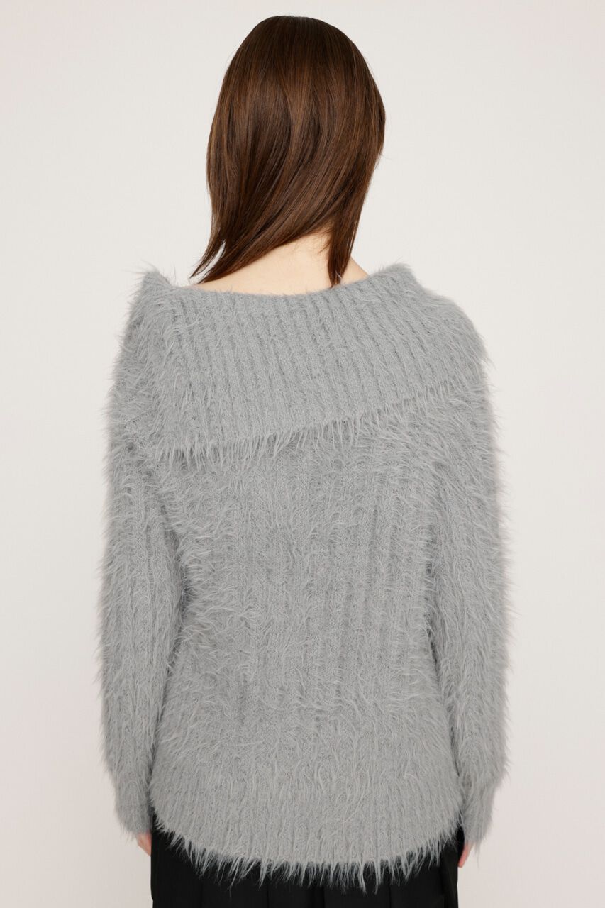 SLY「SIDE BUTTON SHAGGY チュニック」|ニット・セーター|