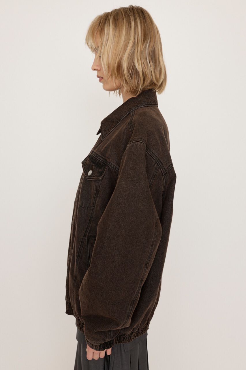 SLY「FRONT ZIP DENIM ブルゾン」|デニムジャケット|