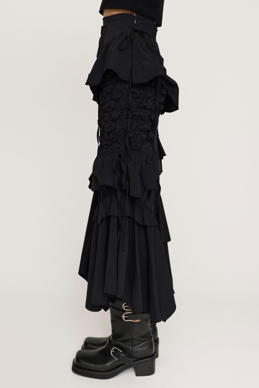 SLY「SMOCKING RIBBON DESIGN スカート」|スカート|