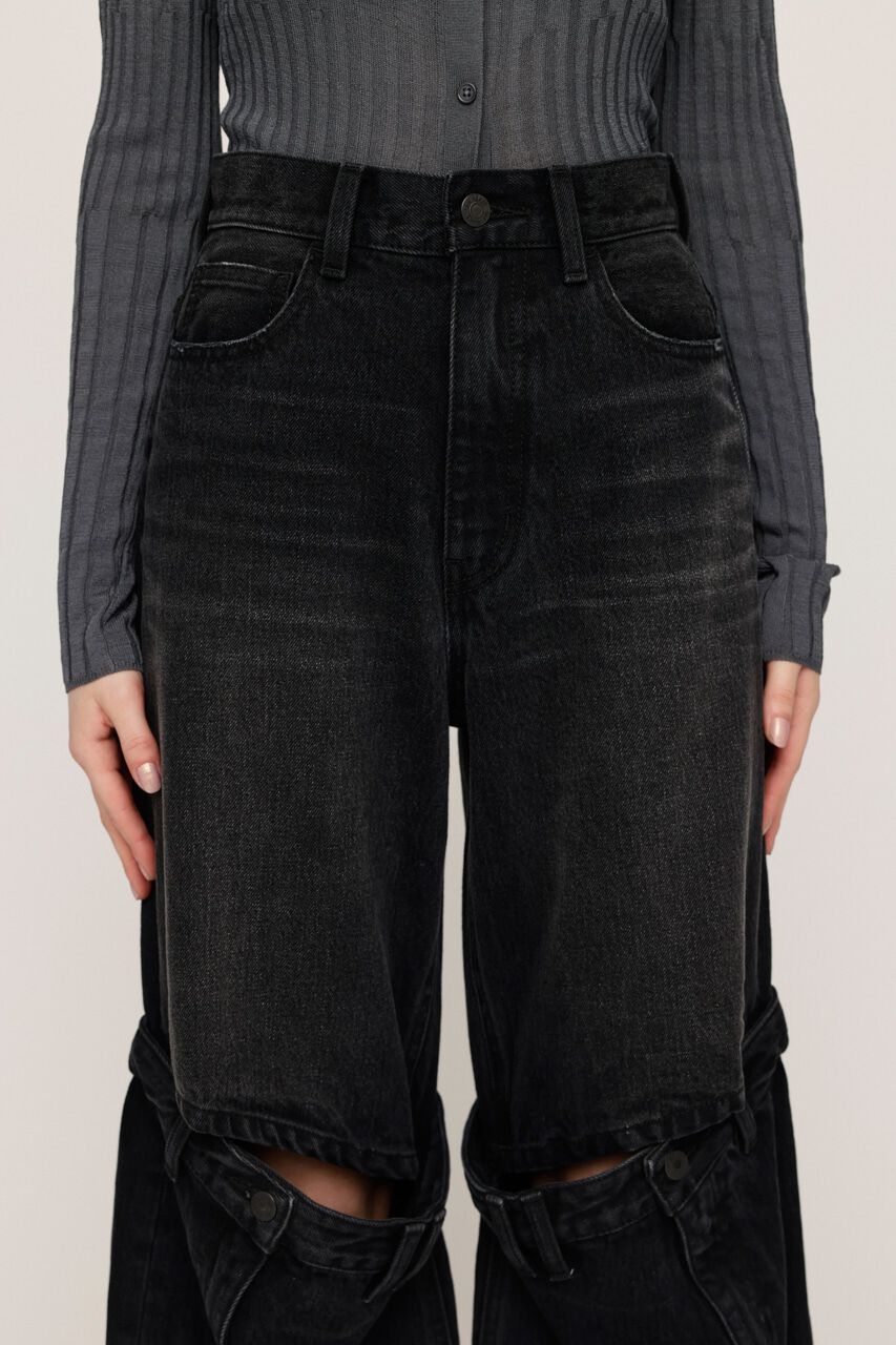SLY「J／W KNEE DENIM PT-E」|デニム|