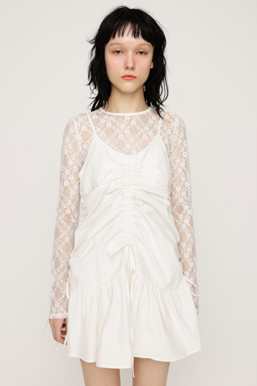 SLY「GATHER CAMI ショートワンピース」|ワンピース|