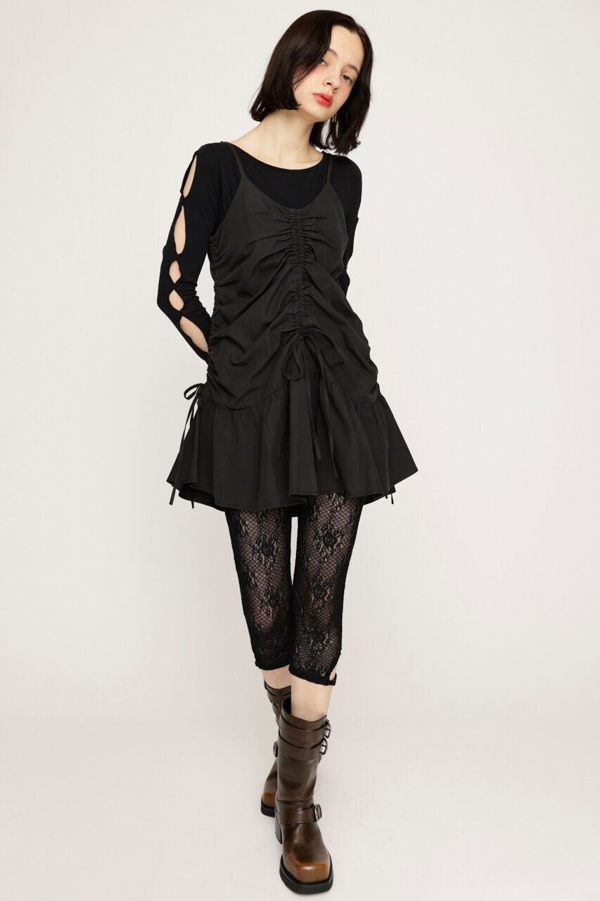 SLY「GATHER CAMI ショートワンピース」|ワンピース|