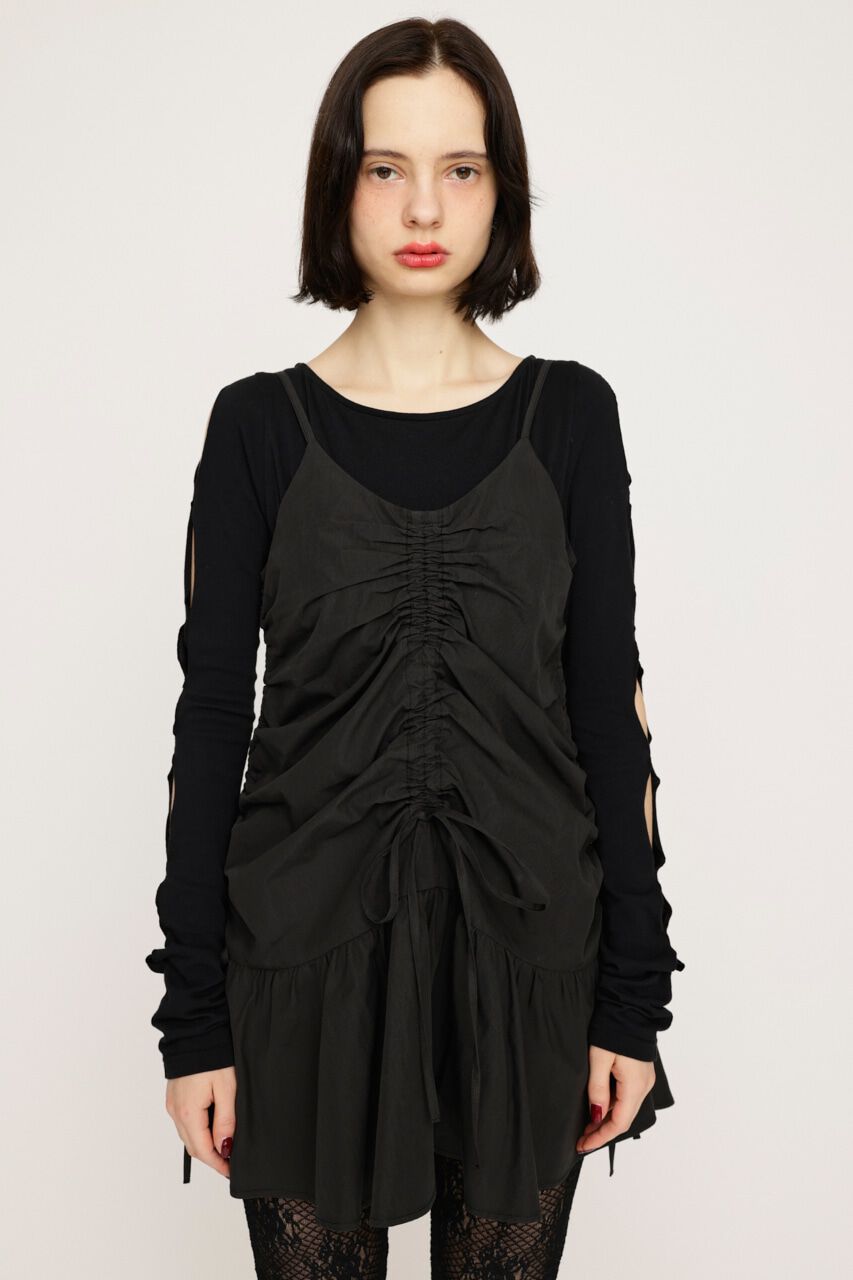 SLY「GATHER CAMI ショートワンピース」|ワンピース|