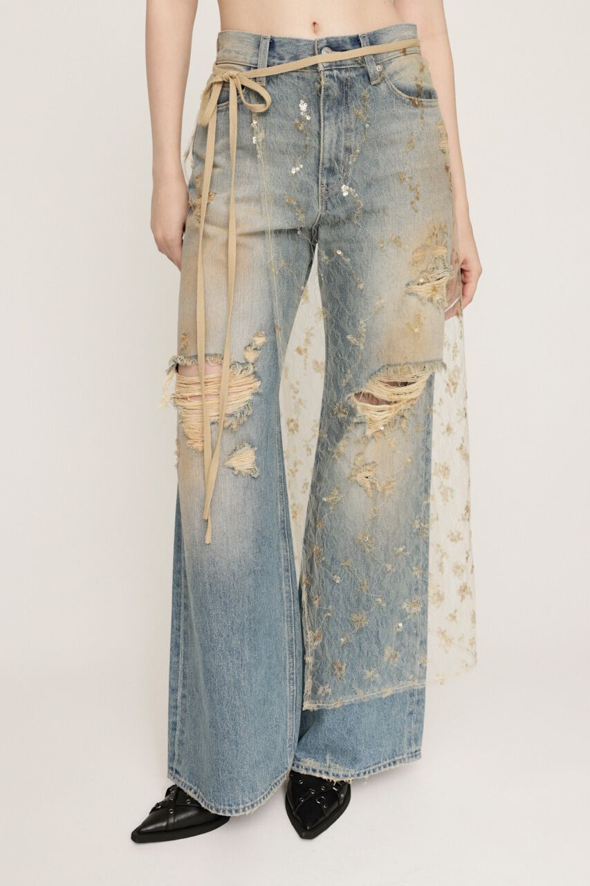 SLY「SEQUIN WRAP ロングスカート」|スカート|BEG