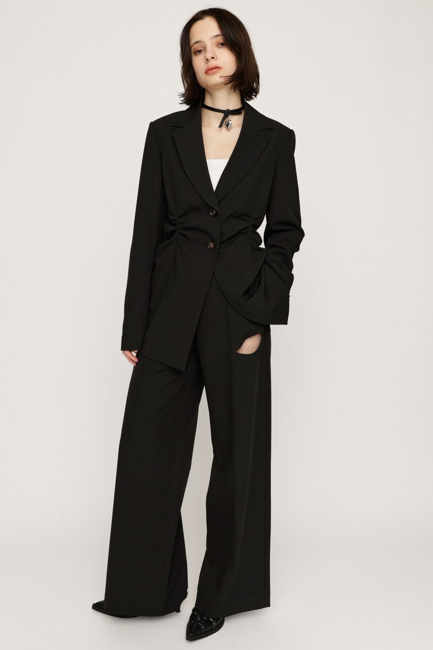 SLY「SIDE HOLE STRAIGHT パンツ」|その他|BLK