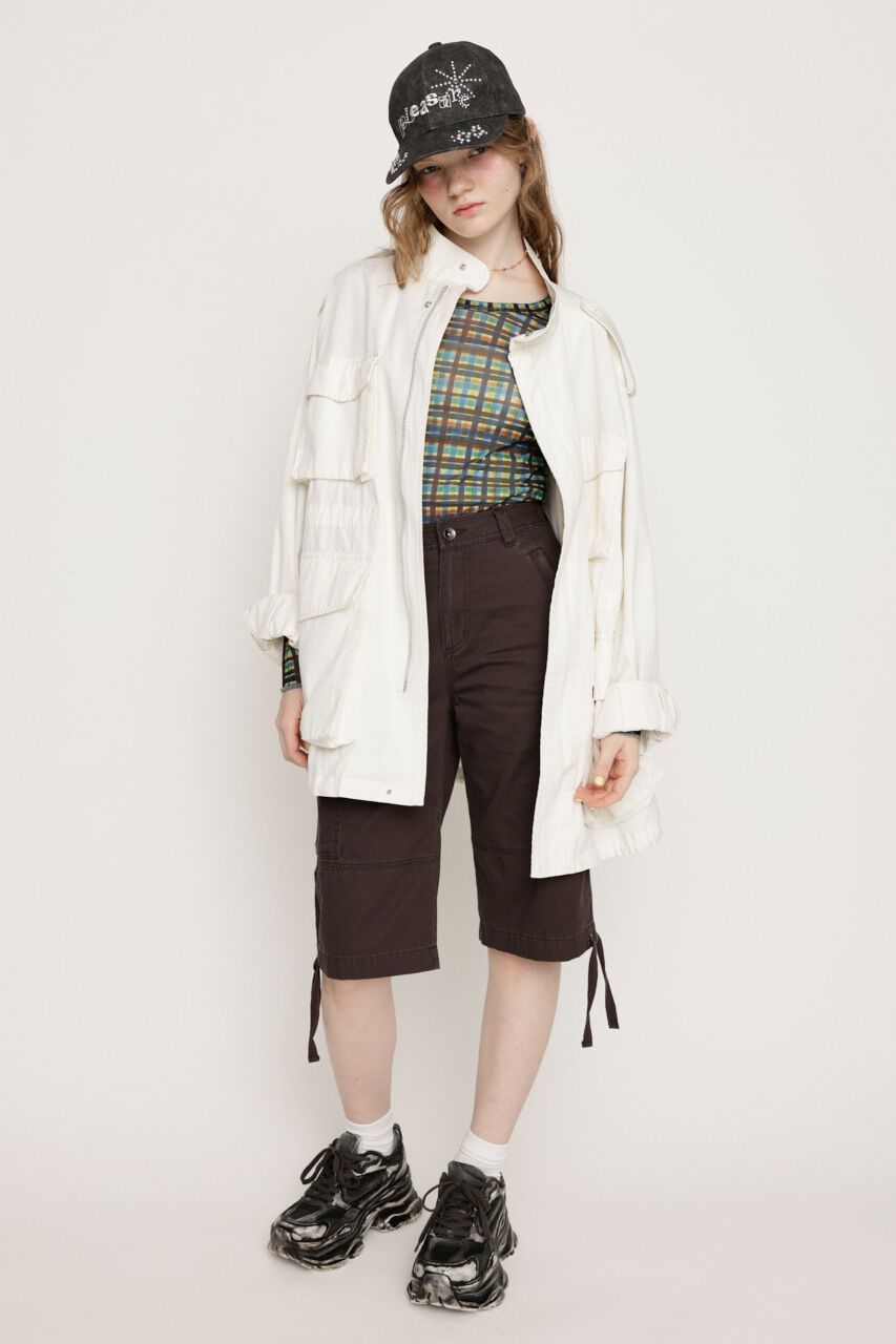 SLY「BLUSH MULTI CHECK トップス」|Tシャツ・カットソー|