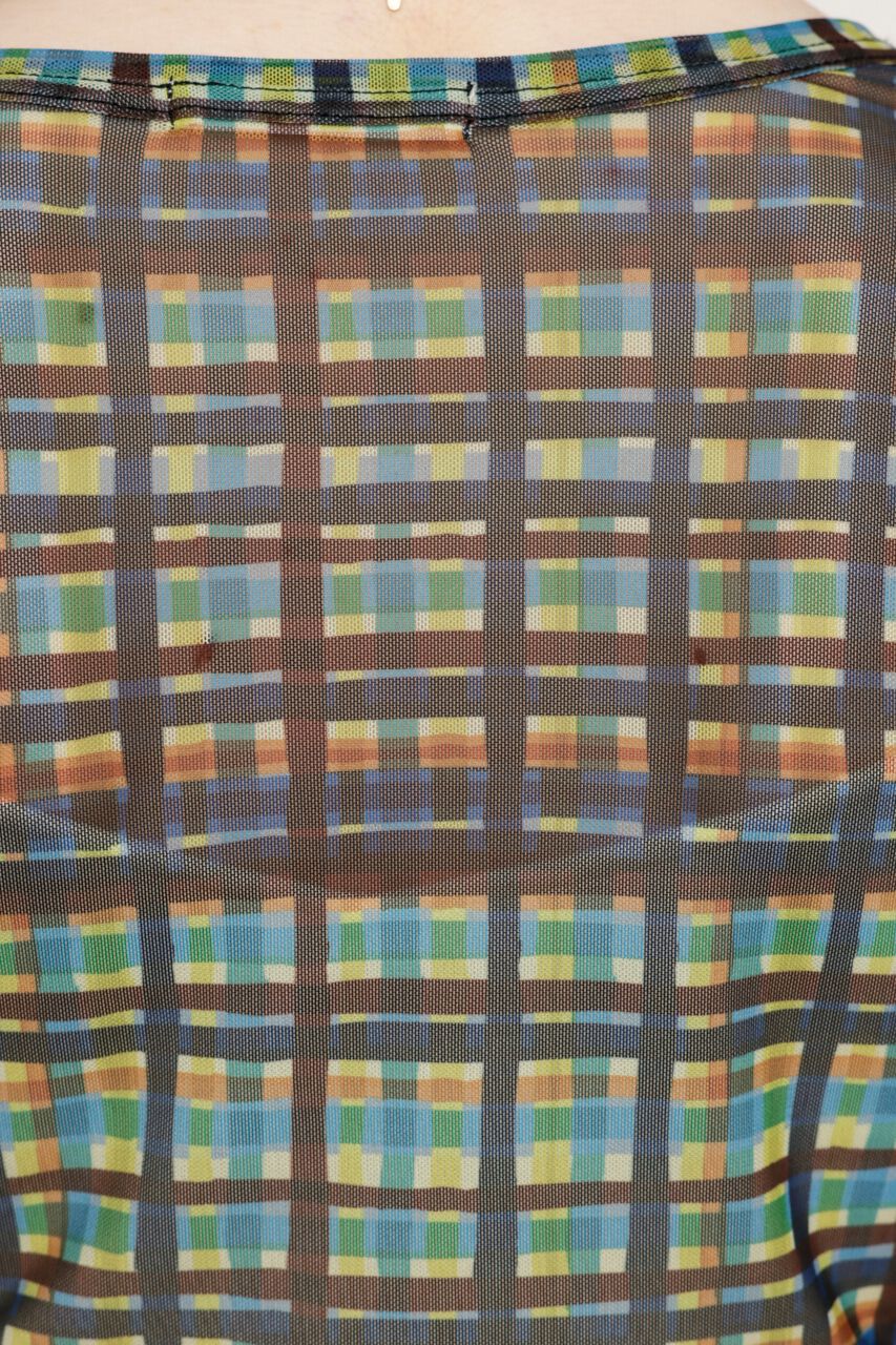 SLY「BLUSH MULTI CHECK トップス」|Tシャツ・カットソー|