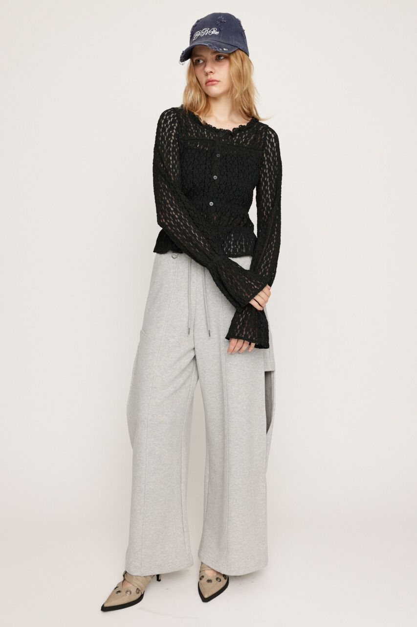 SLY「PUFFY SHIRRING CUT トップス」|Tシャツ・カットソー|