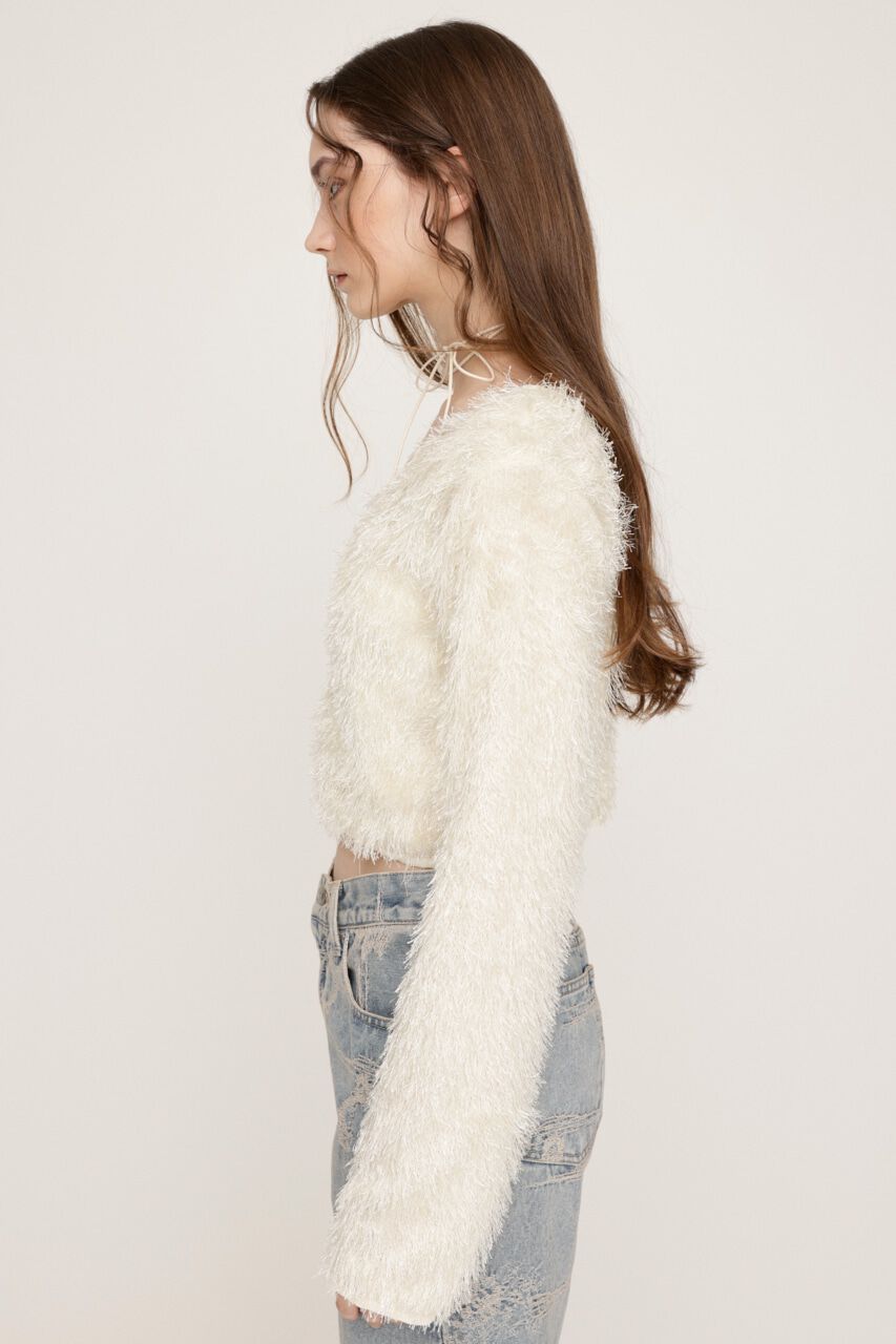 SLY「CUT SHAGGY カーディガン」|カーディガン|