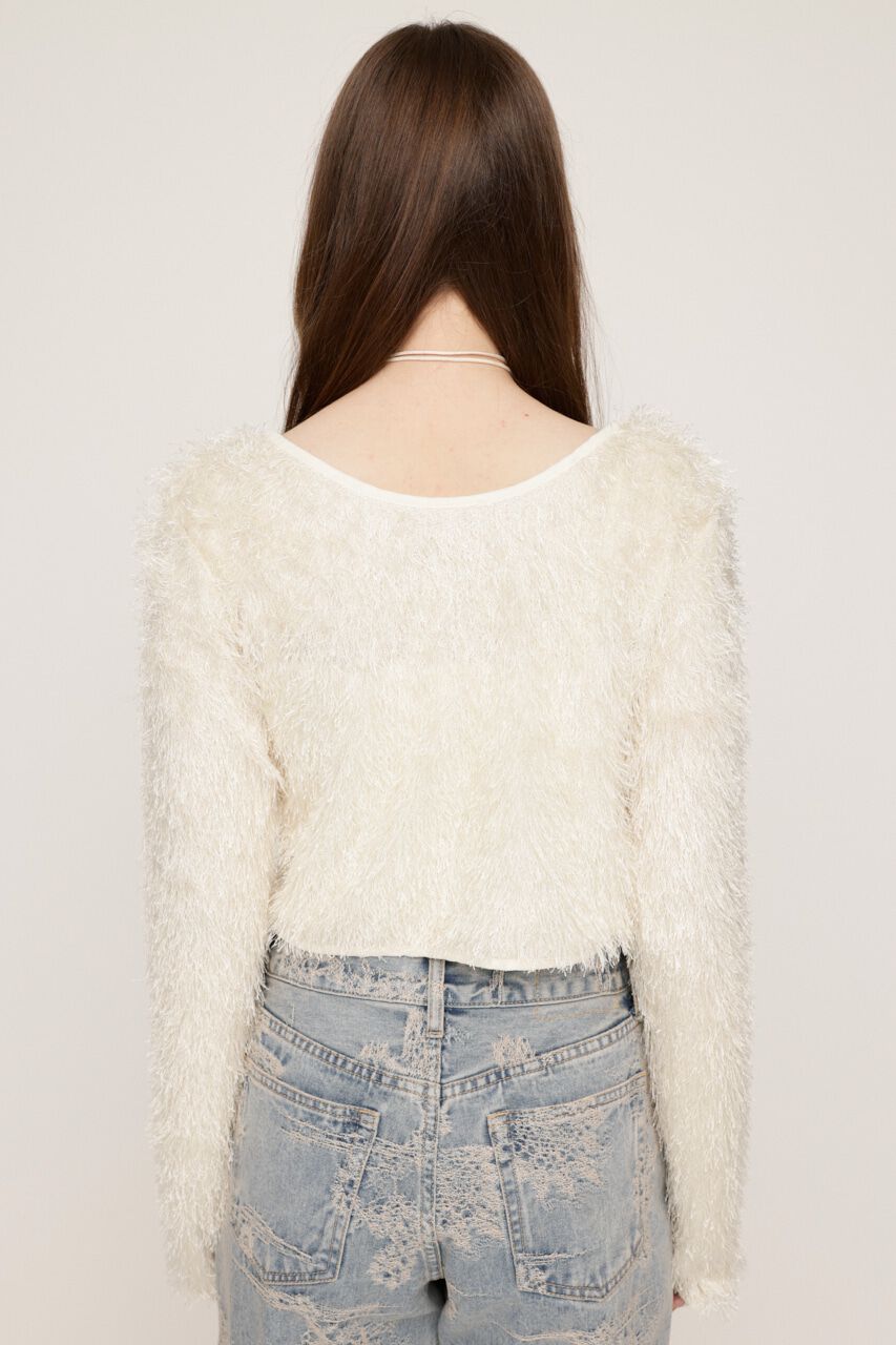 SLY「CUT SHAGGY カーディガン」|カーディガン|