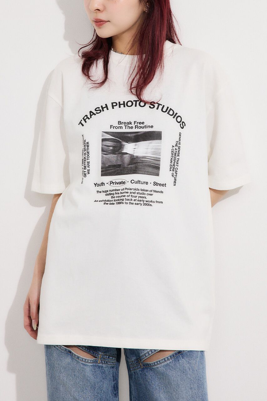 SLY「PHOTO LOGO 2SIZE Tシャツ」|Tシャツ・カットソー|