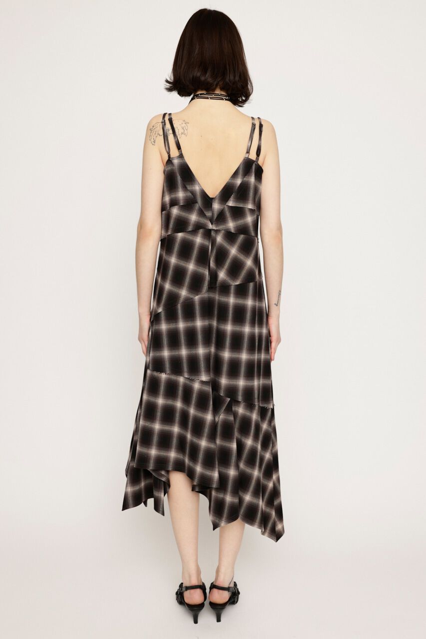 SLY「ASYMMETRY HEM CHECK ワンピース」|ワンピース|