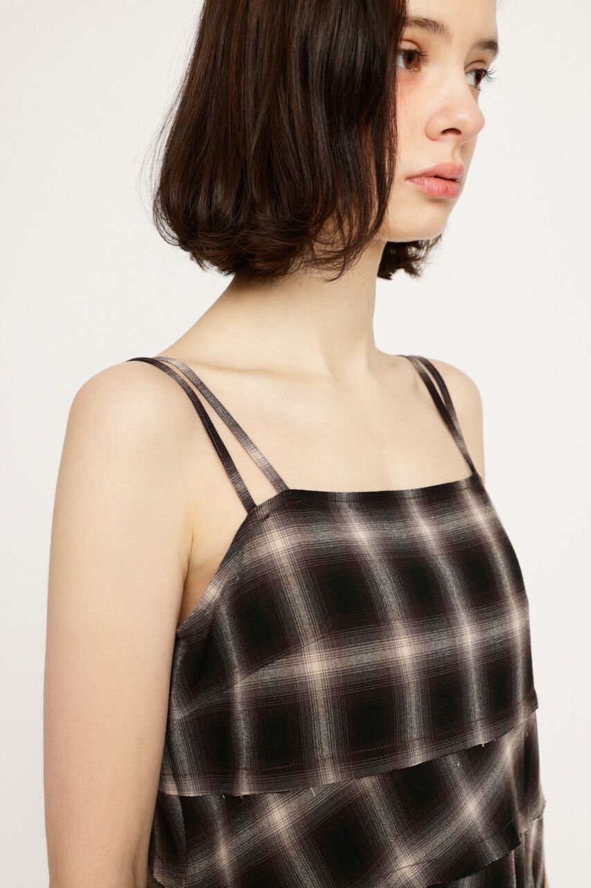 SLY「ASYMMETRY HEM CHECK ワンピース」|ワンピース|