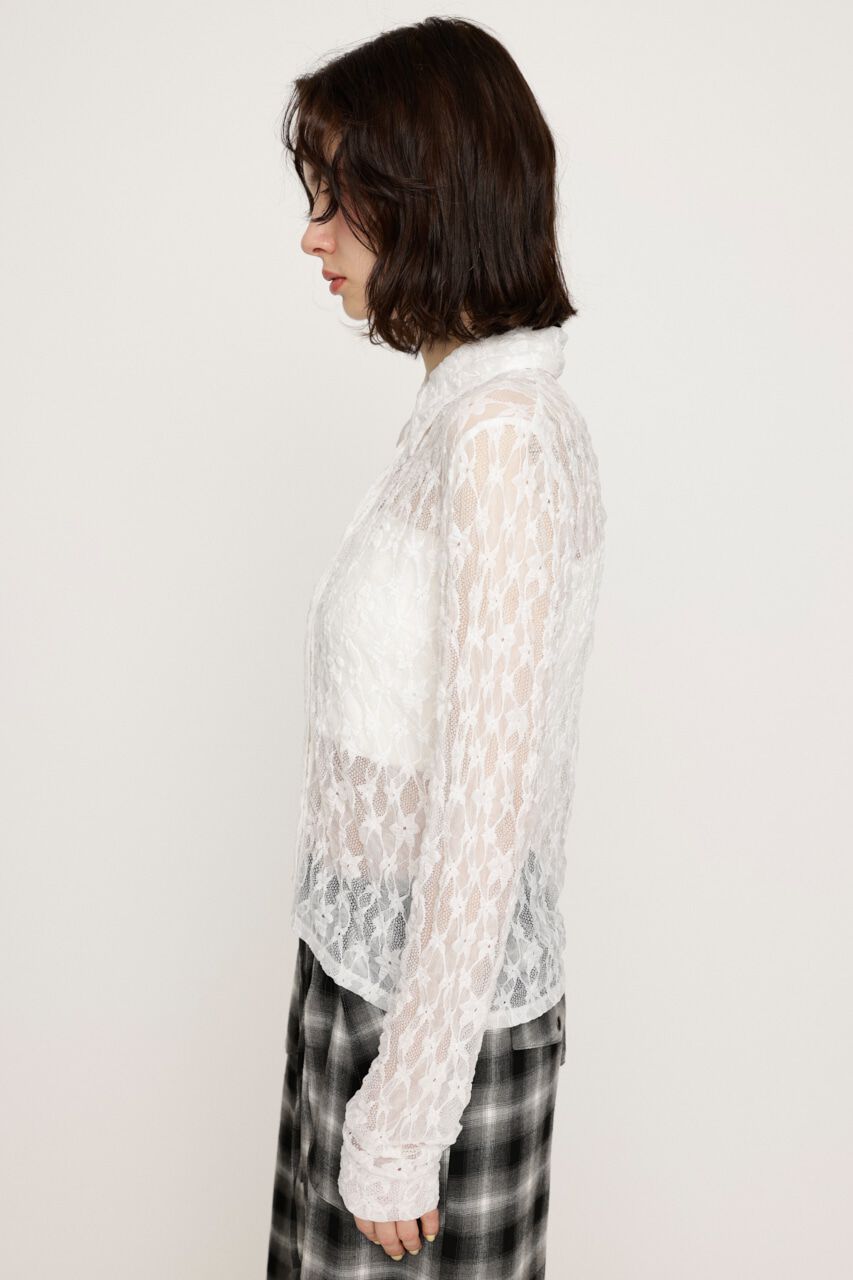 SLY「LACE COMPACT シャツ」|シャツ・ブラウス|