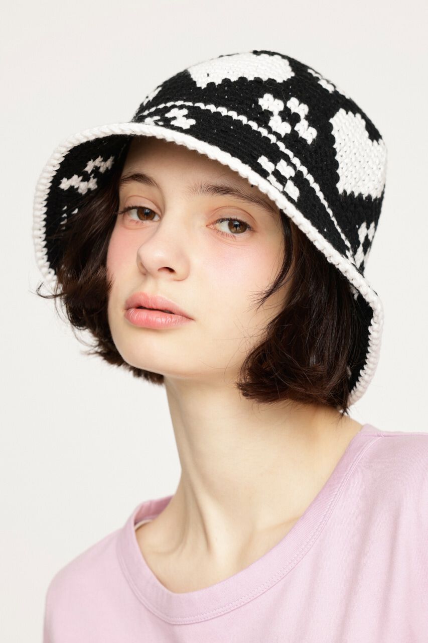 SLY「HEART KNIT BUCKET ハット」|その他|