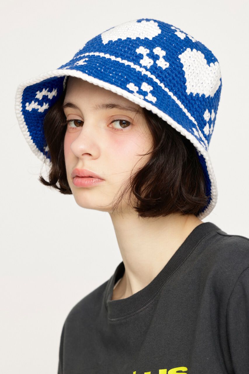 SLY「HEART KNIT BUCKET ハット」|その他|