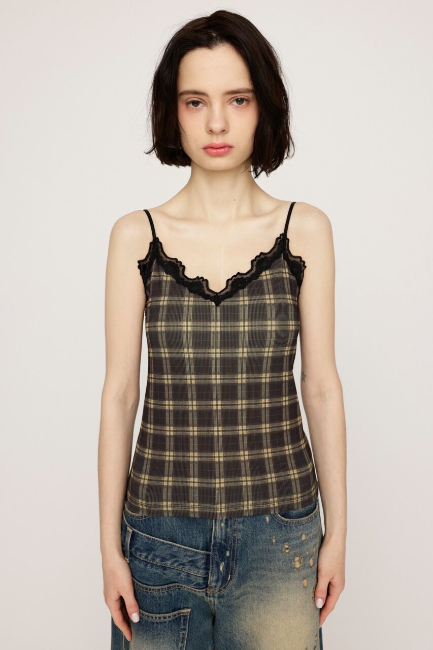 SLY「LACE DOCKING キャミソール」|キャミソール|