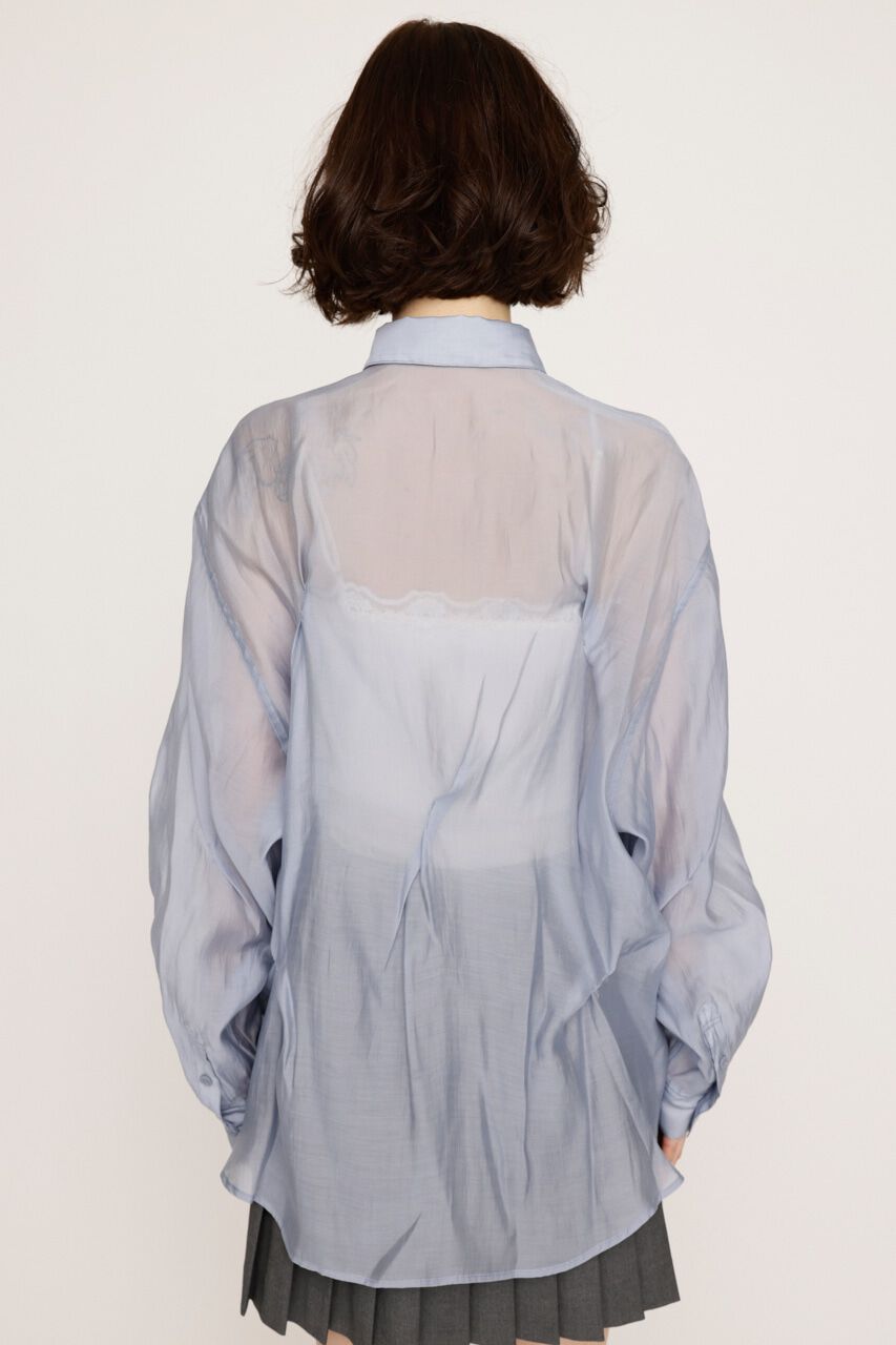 SLY「SHEER TUCKED シャツ」|シャツ・ブラウス|
