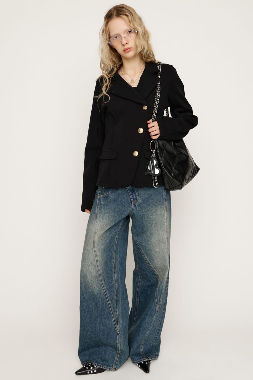 SLY「KNITTING MANNISH TAILORED ジャケット」|その他|