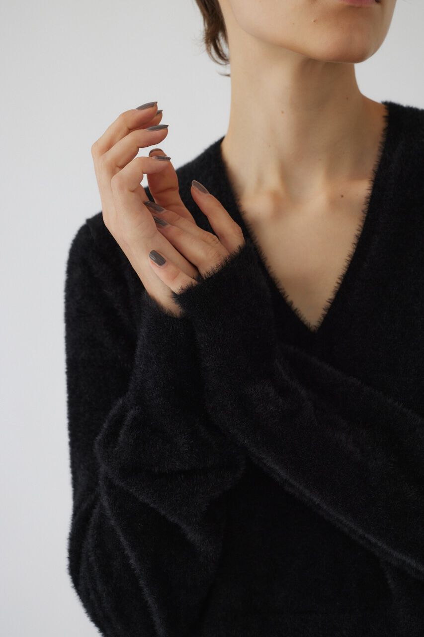 RIM.ARK 「Shaggy v neck knit tops」|ニット・セーター|