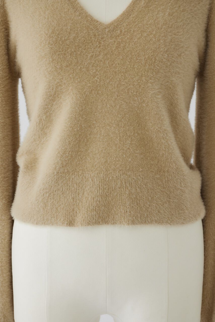 RIM.ARK 「Shaggy v neck knit tops」|ニット・セーター|